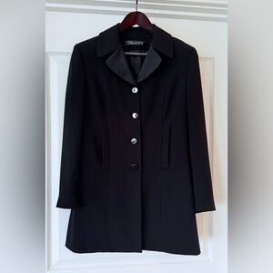 Tahari Black Trench Coat